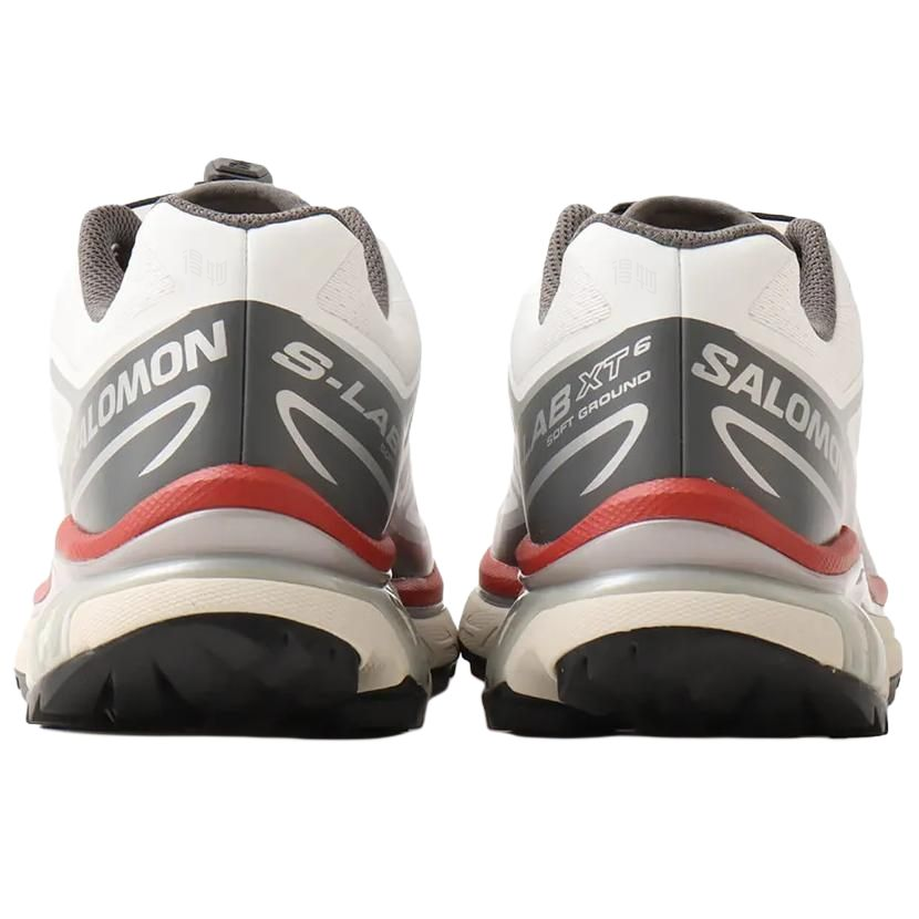 Salomon XT-6 Sneakers – White, Grey & Red