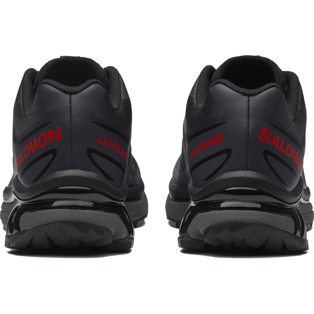 Salomon XT-6 Unisex Sneakers – Charcoal, Black & Red