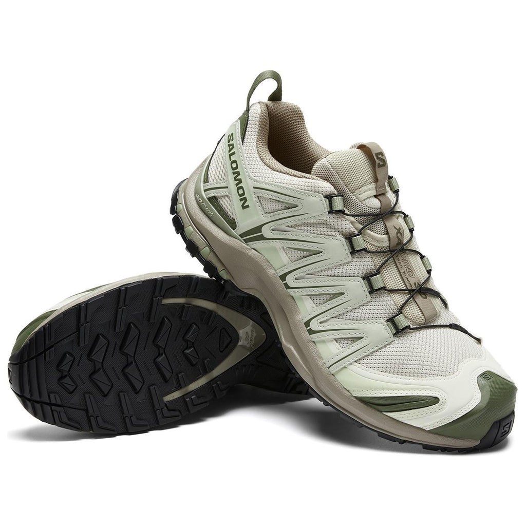 Salomon XA PRO 3D Unisex Sneakers – Cream, Olive & Taupe
