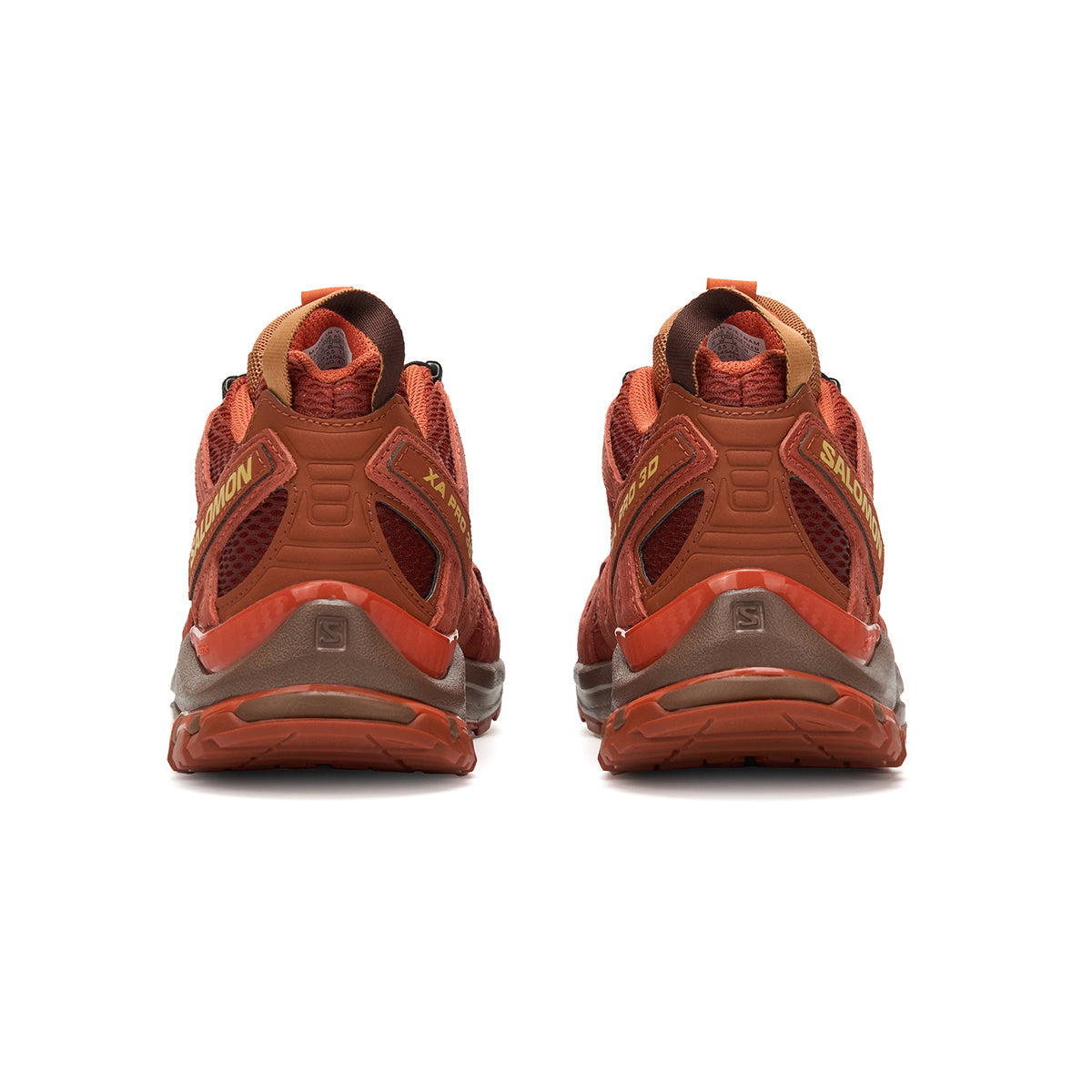 Salomon XA PRO 3D Unisex Sneakers – Brick Red & Brown