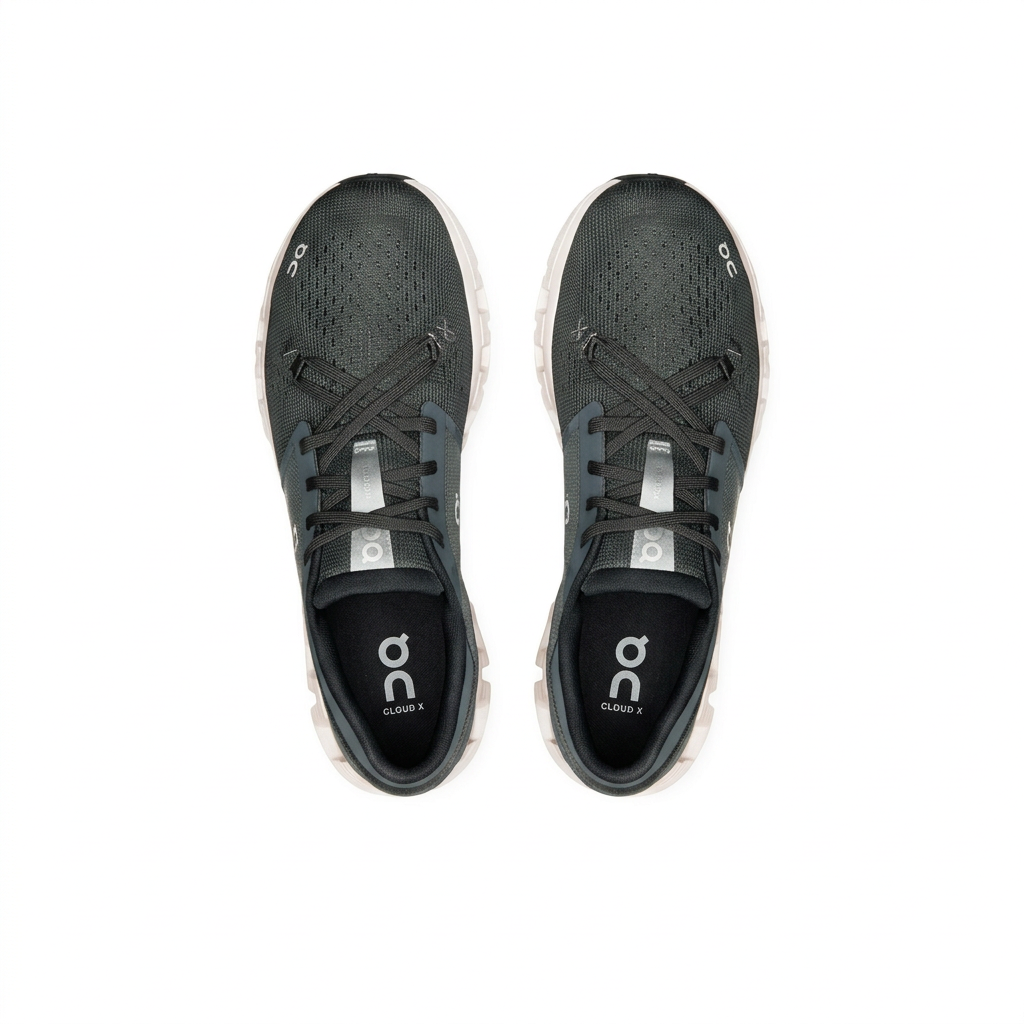 On Cloud X 5 Sneakers – Charcoal & Off-White