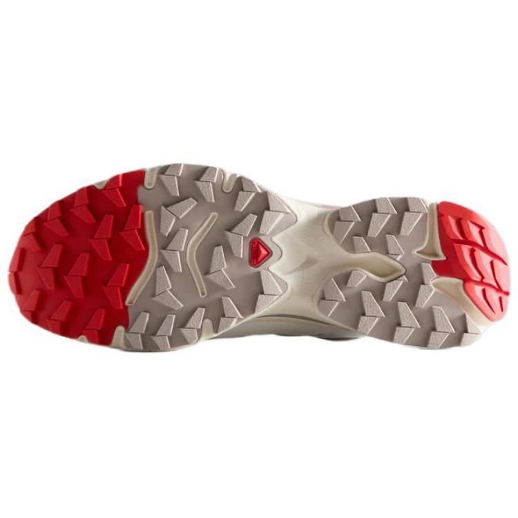Salomon KITH XT-4K Unisex Sneakers – White, Grey & Red