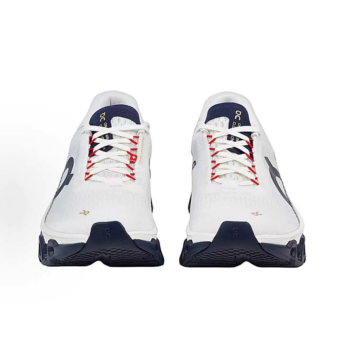 On Cloudmonster 2 Sneakers - White, Navy & Gold