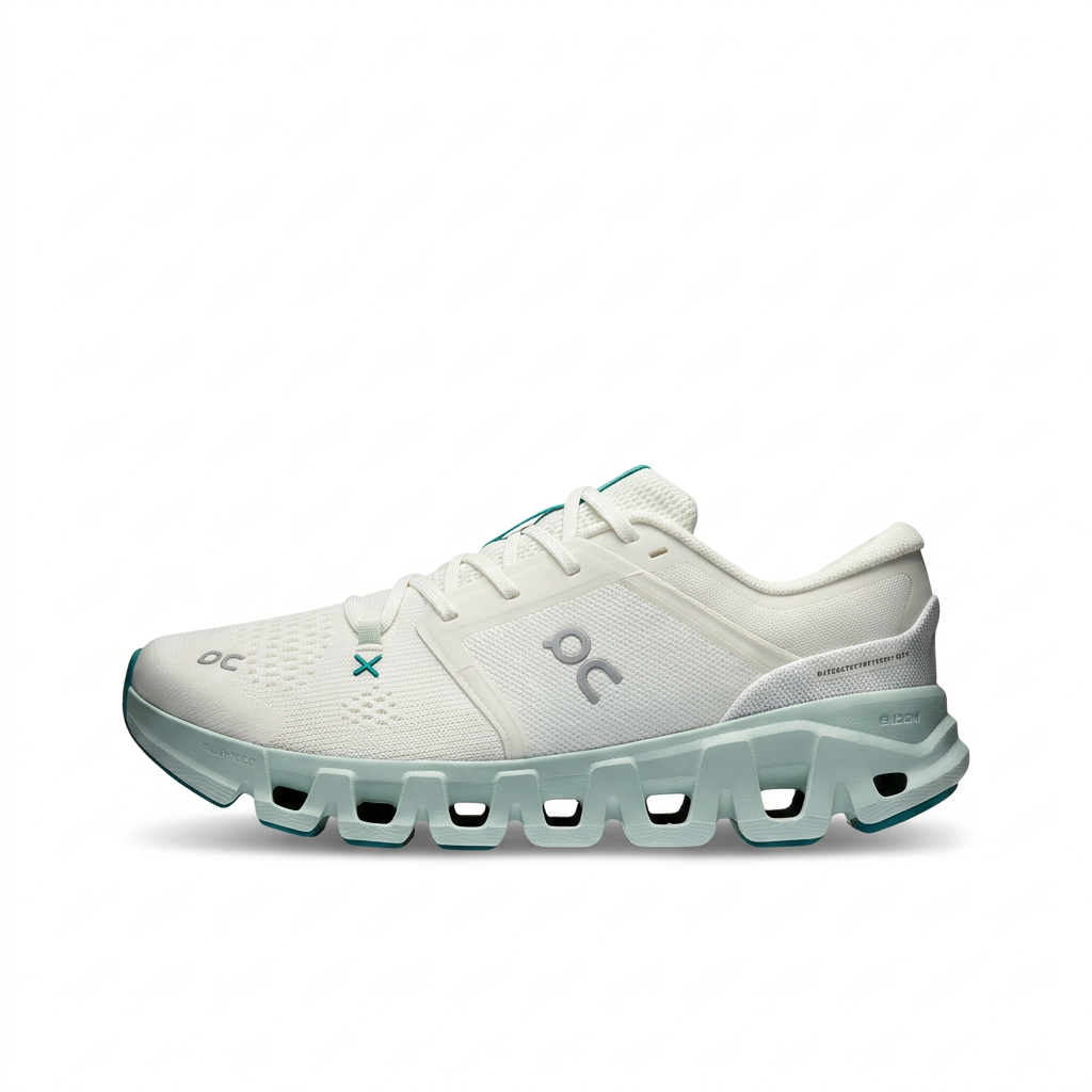 On Cloud X 5 Sneakers – White & Mint Green