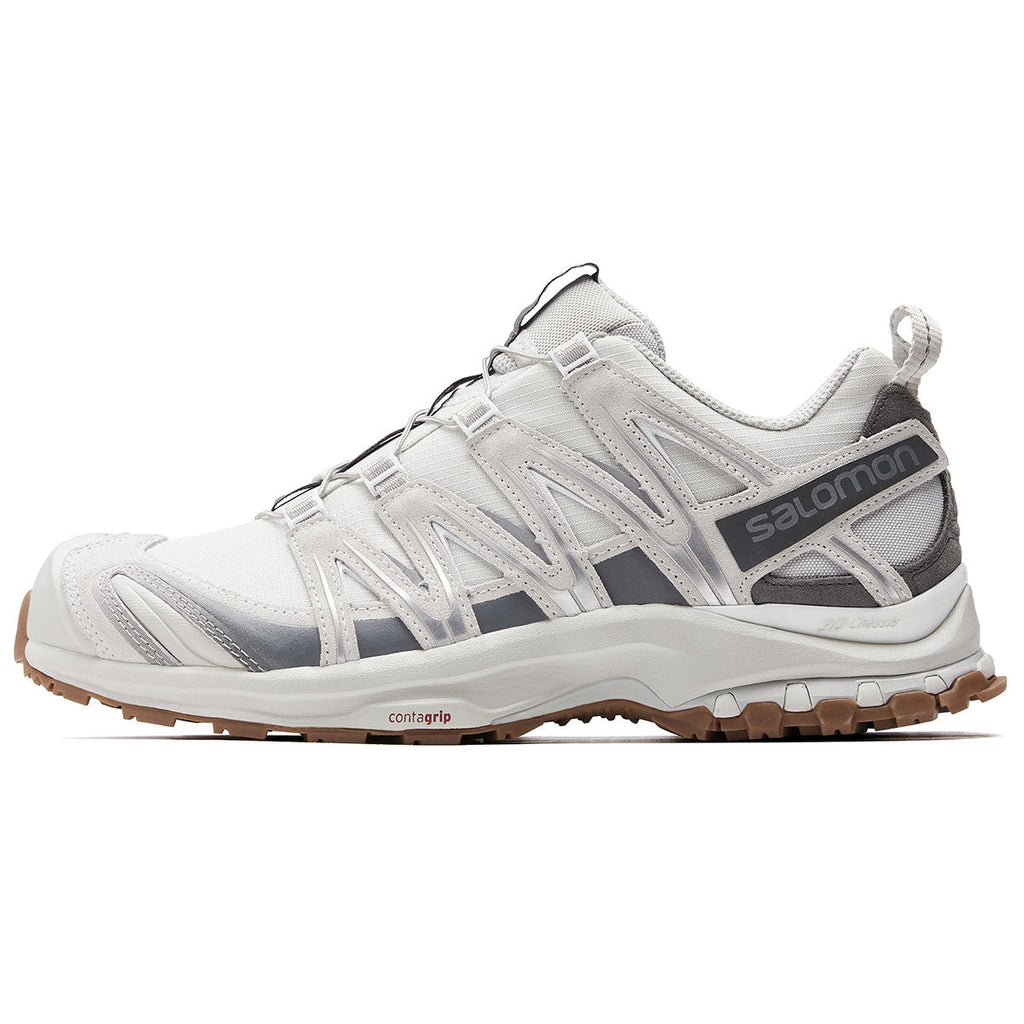 Salomon XA PRO 3D Suede Sneakers – Feather Grey & White