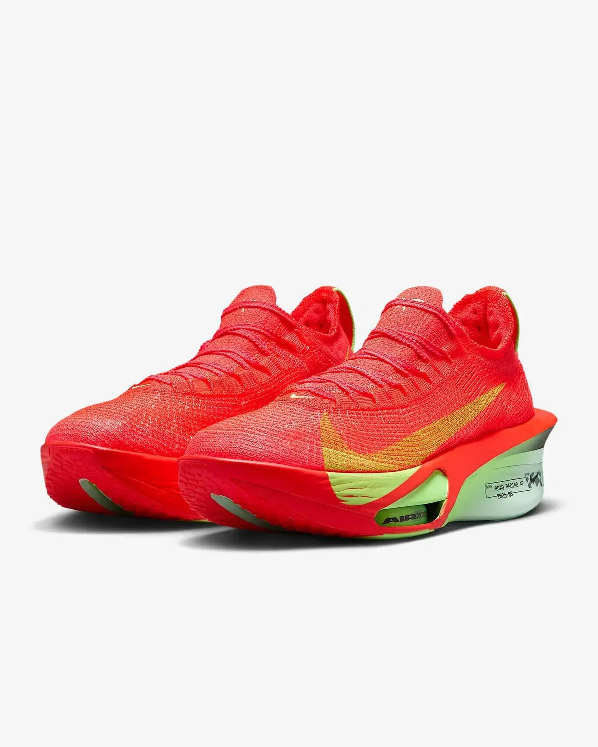Nike Alphafly 3 Running Shoes – Bright Crimson / Lime FD8315-600