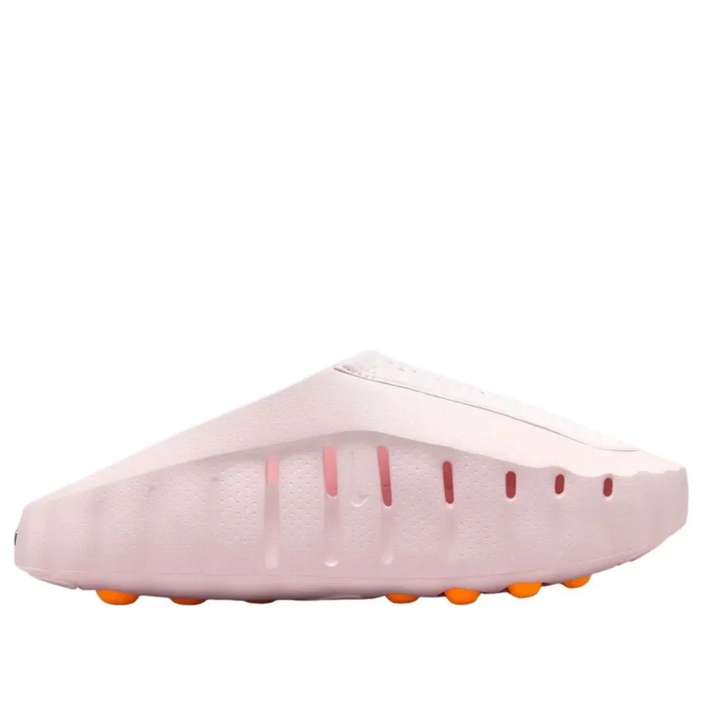 Nike Slip-On Mules – Pale Pink with Orange Accents