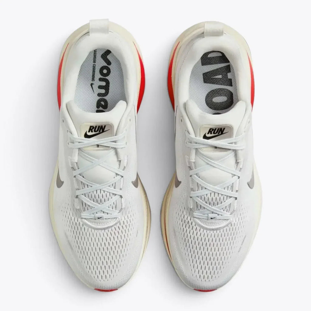 Nike Vomero 18 Running Shoes – Platinum Tint / Siren Red HM6803-001