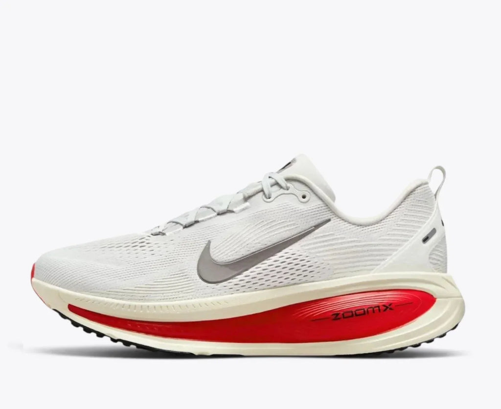 Nike Vomero 18 Running Shoes – Platinum Tint / Siren Red HM6803-001