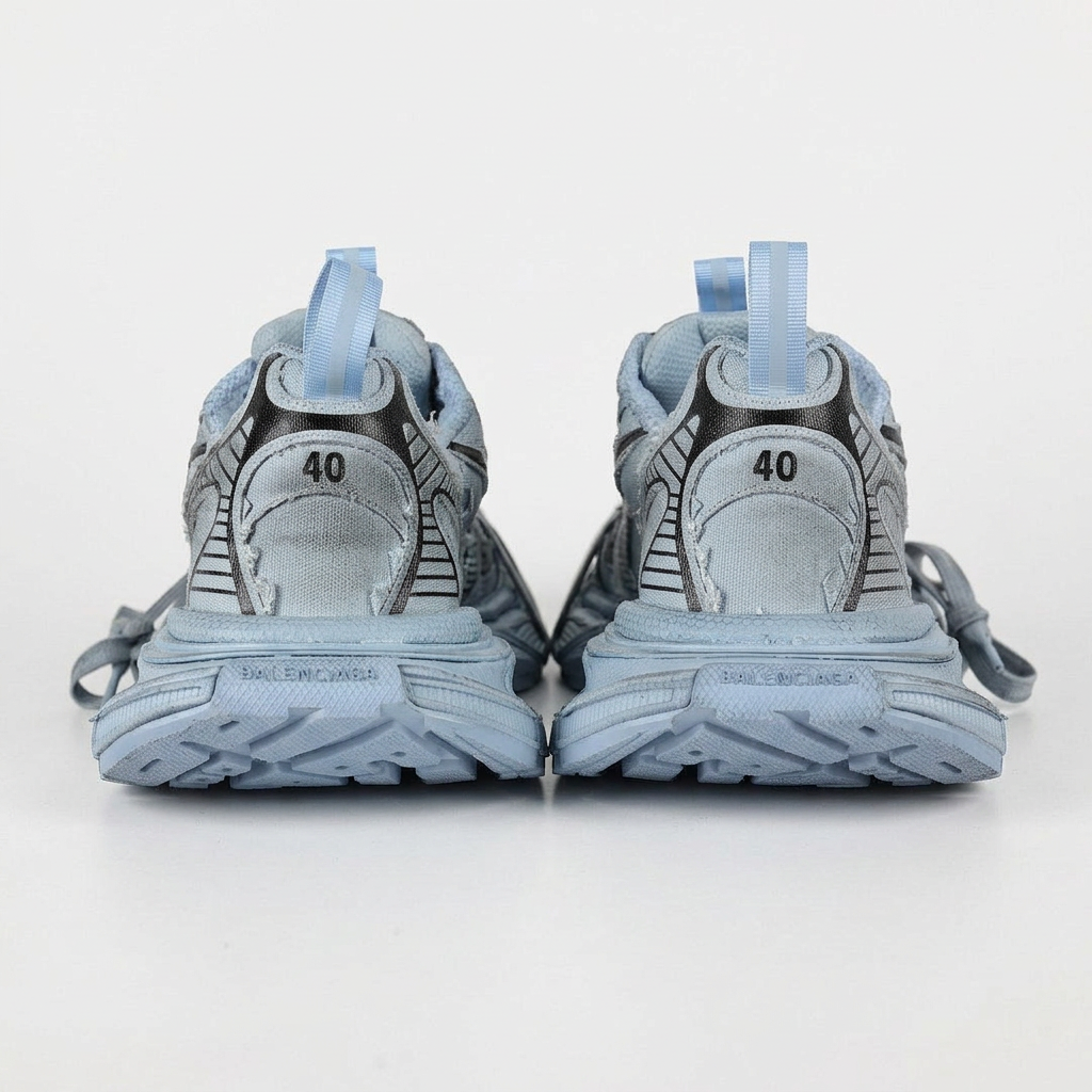 Balenciaga 3XL Sneakers – Light Blue & Grey