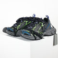 Balenciaga 3XL Layered Mesh Sneakers Black Green product view 1