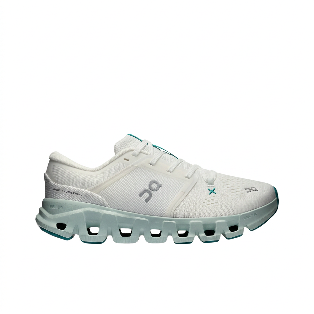 On Cloud X 5 Sneakers – White & Mint Green