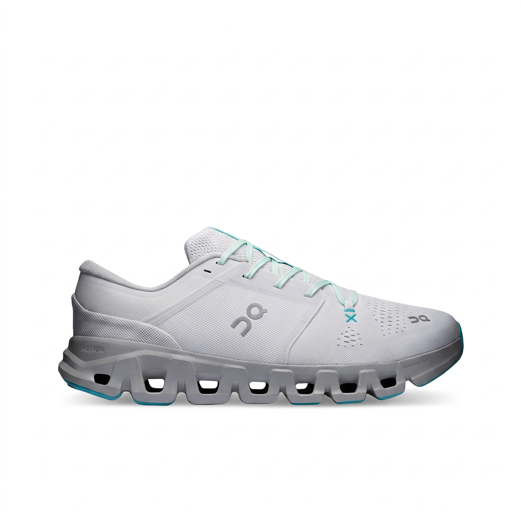 On Cloud X 5 Sneakers – White, Grey & Mint