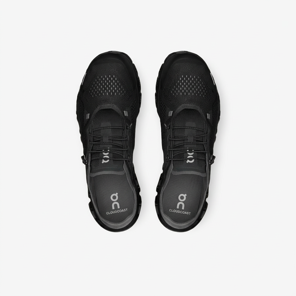 On Cloud 6 Sneakers – Black & Grey