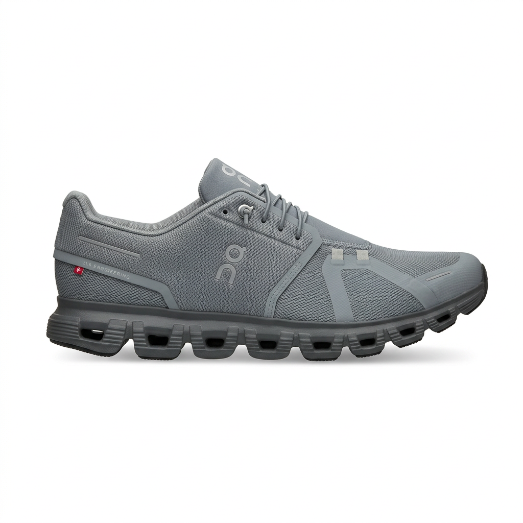 On Cloud 6 Sneakers – Grey & Black