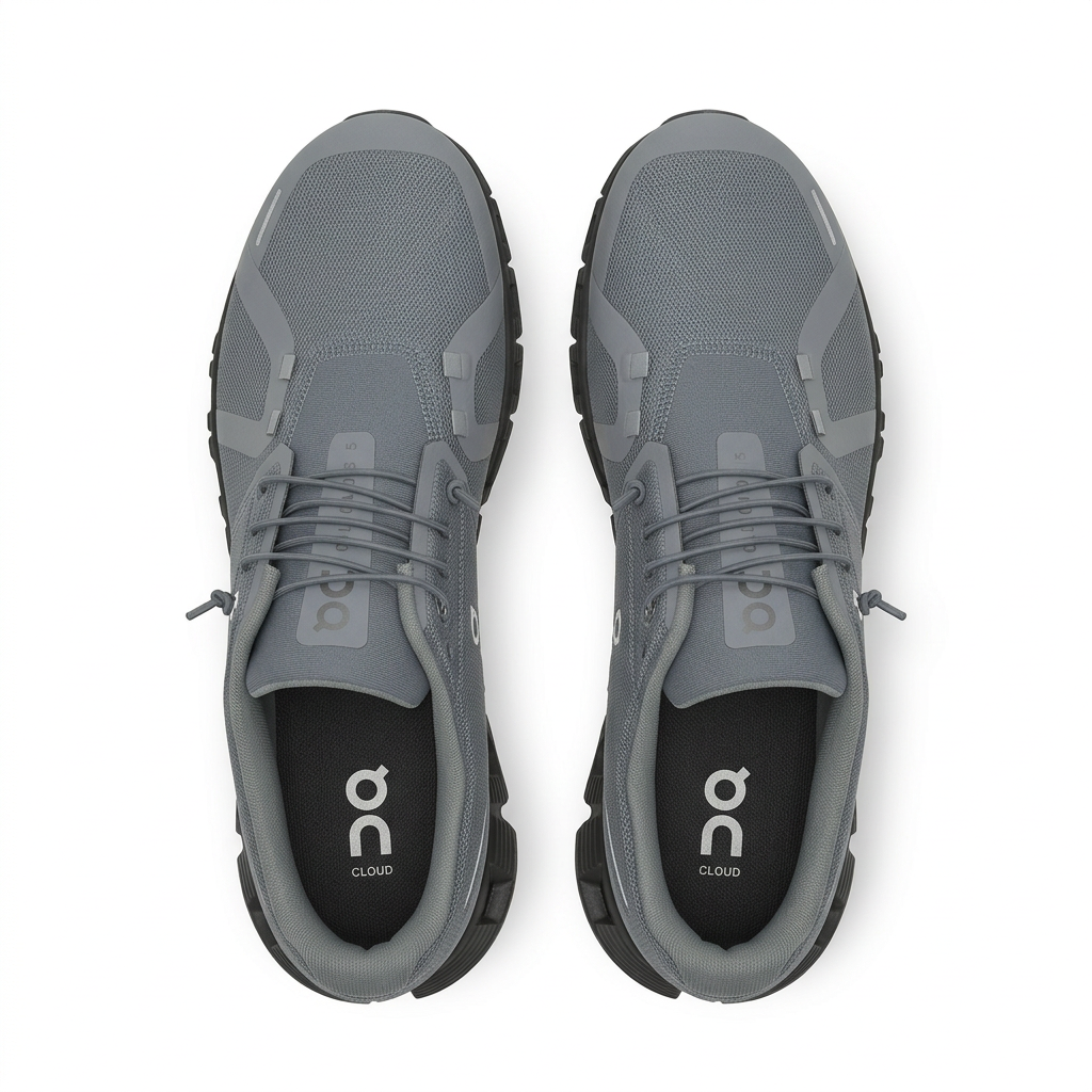 On Cloud 6 Sneakers – Grey & Black