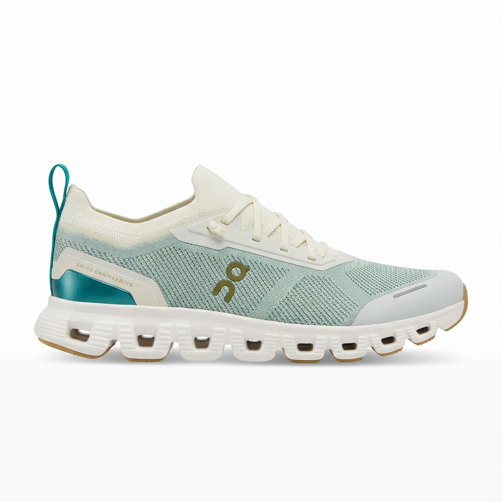 On Cloud 6 Sneakers – Ivory & Mint