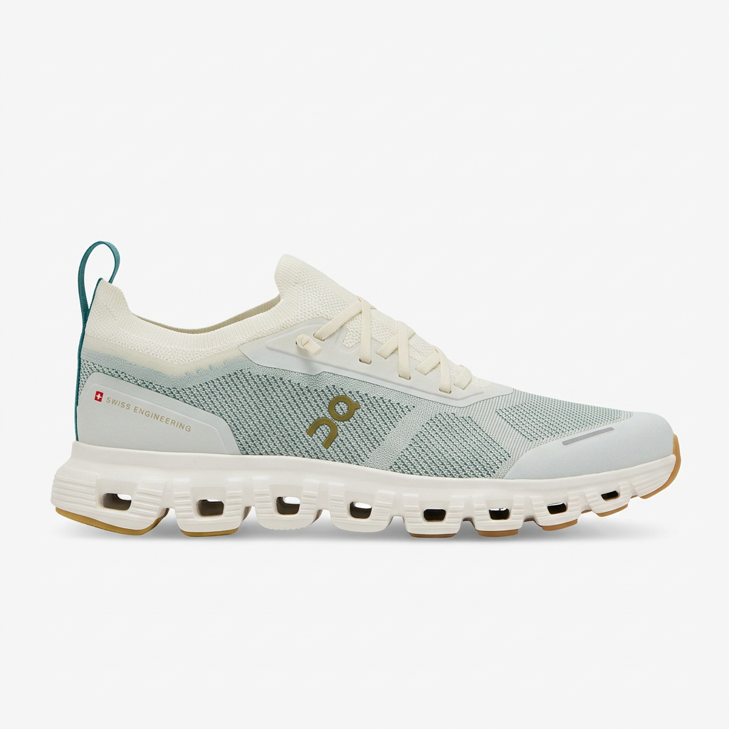 On Cloud 6 Sneakers – Ivory & Mint