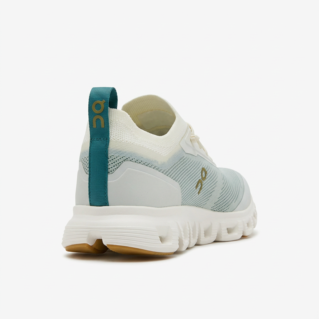 On Cloud 6 Sneakers – Ivory & Mint