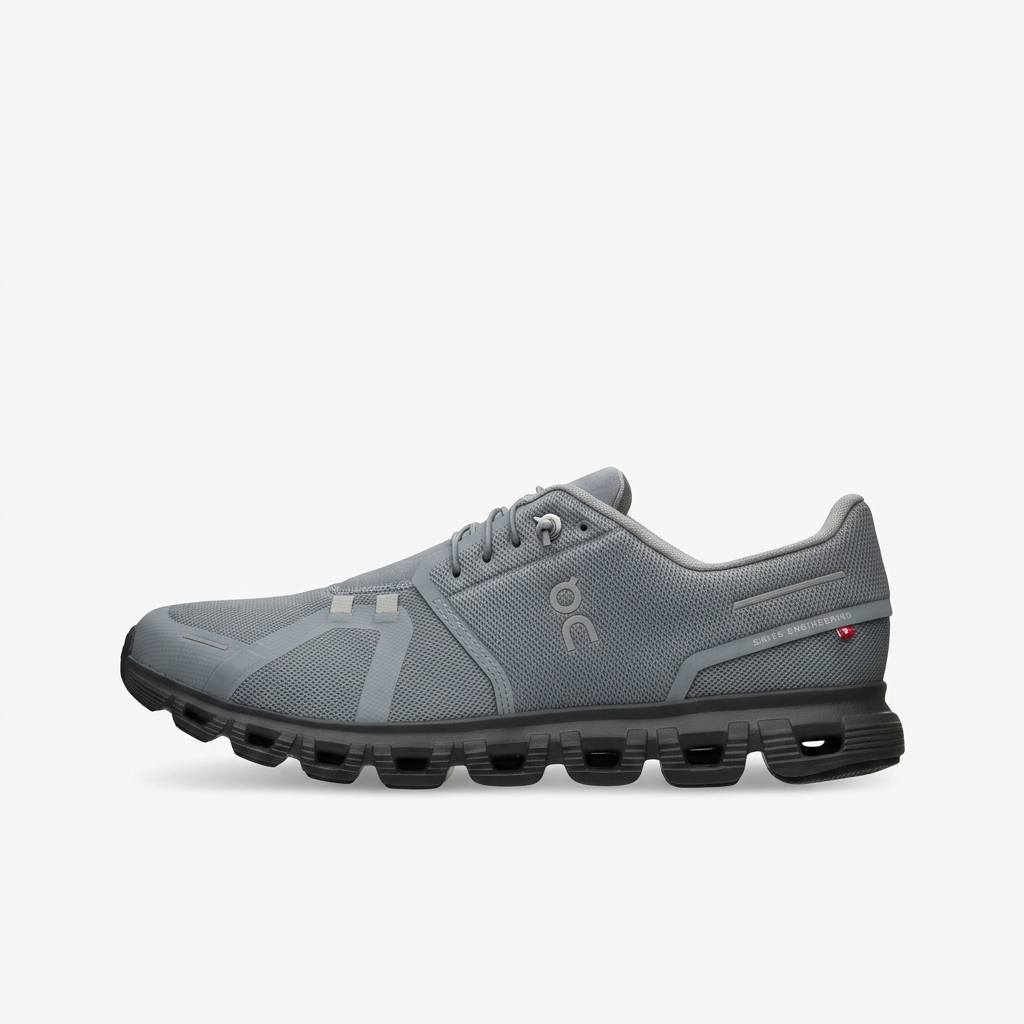 On Cloud 6 Sneakers – Grey & Black