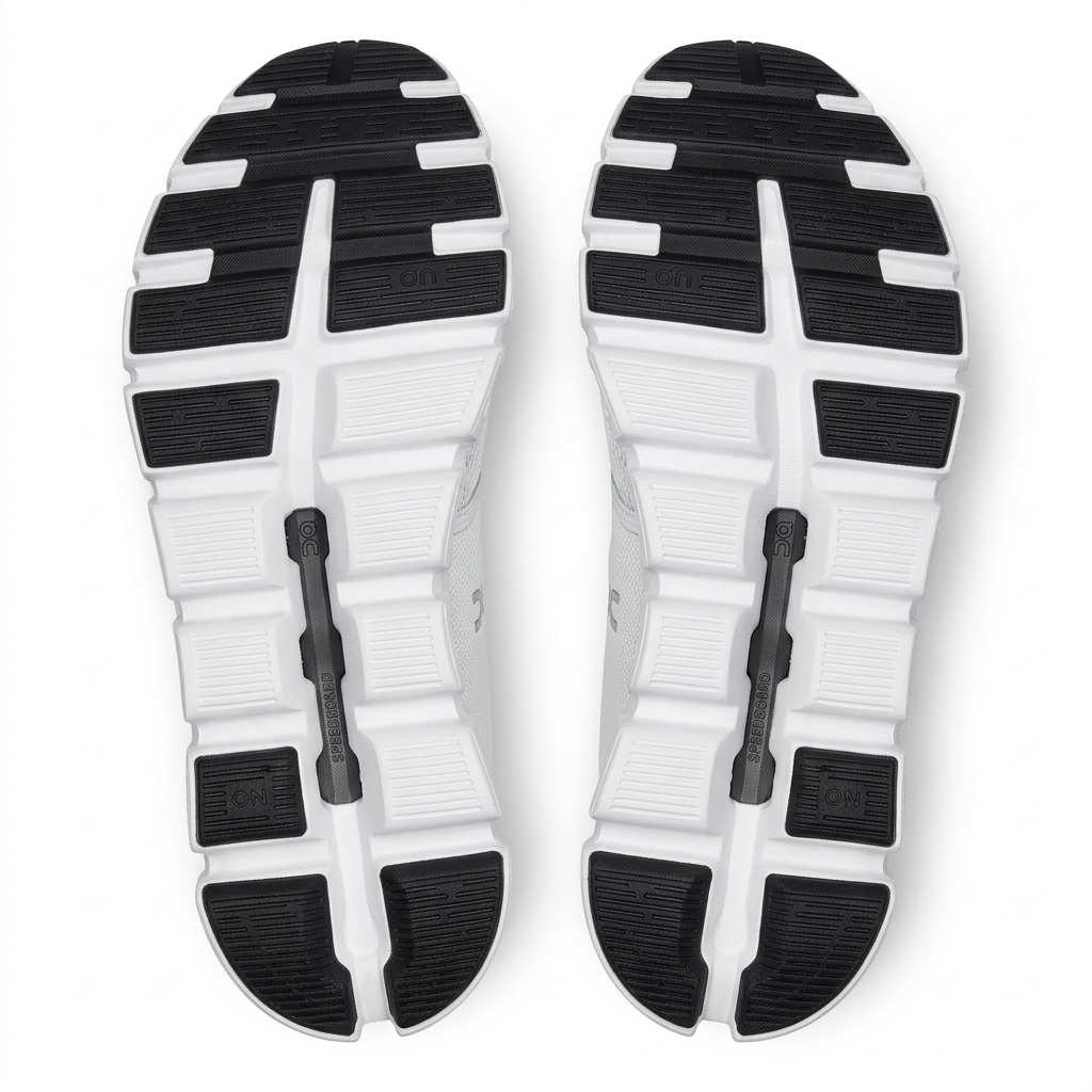 On Cloud 6 Sneakers – White & Light Grey