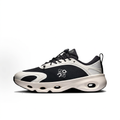 Black and off-white LOEWE x On Cloudsolo sneaker opposite side on white background