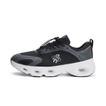 Black and charcoal LOEWE x On Cloudsolo sneaker side view on white background