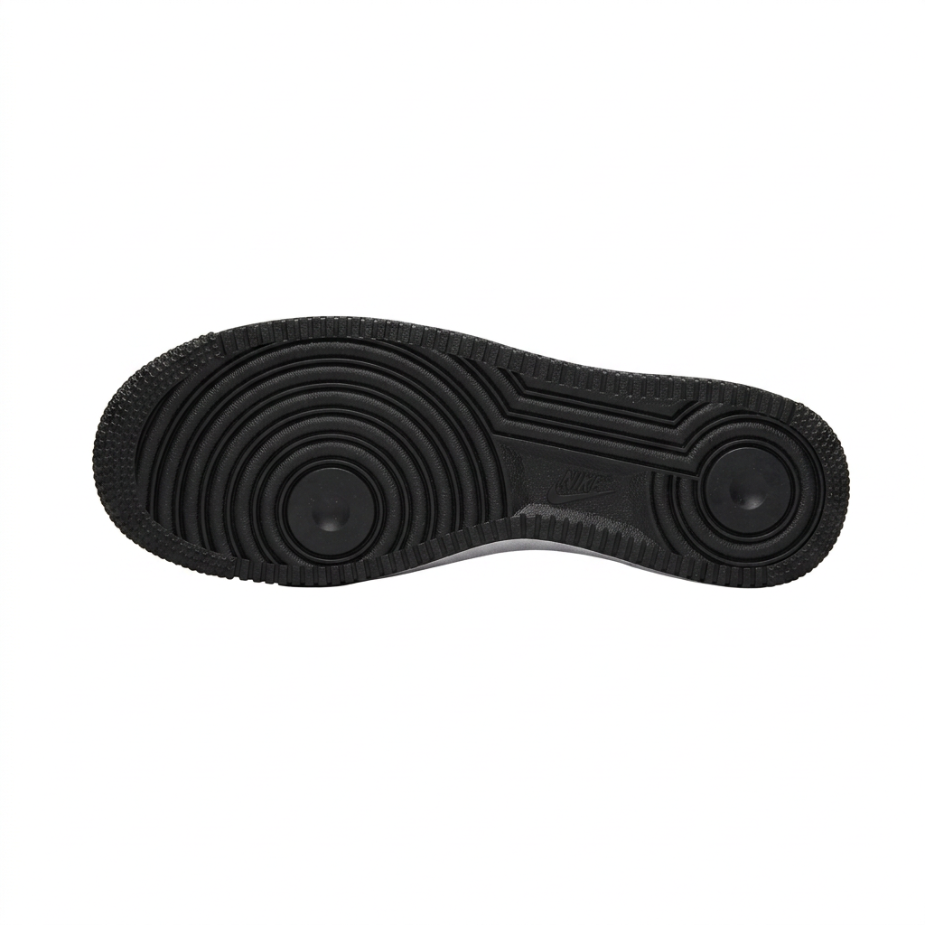 Nike sneaker outsole, square white background