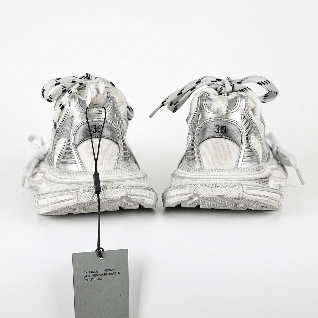 Balenciaga 3XL rear view on white background
